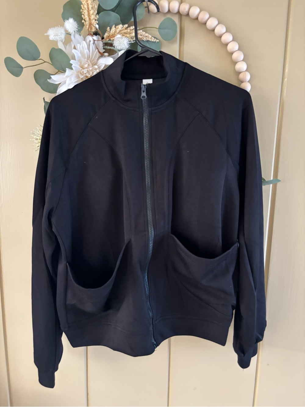 BMJL Black Zip-Up Jacket with Front Pockets